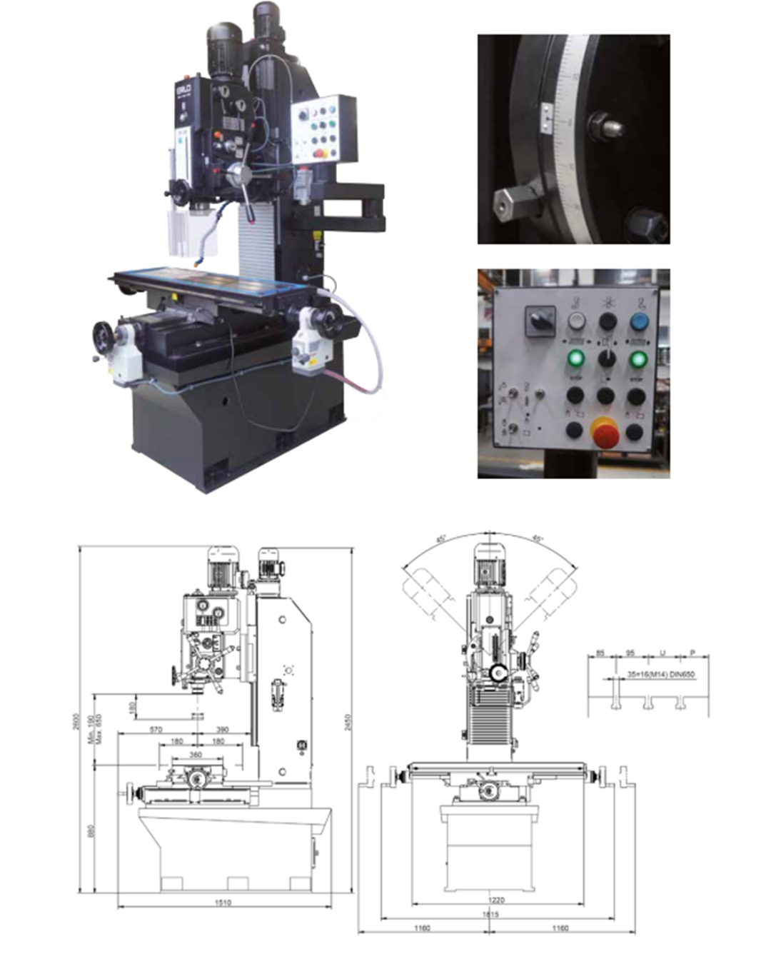 hình ảnh máy khoan phay erlo group tf series 